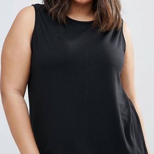 💥Rib Black Tank💥